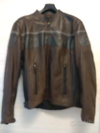 Giacca moto in pelle