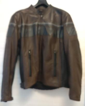 Giacca moto in pelle