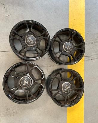 4 Cerchi Usati Originali 500 ABARTH 7X17 4X98 ET 3