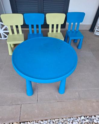 tavolo esterno sedie ikea bambini