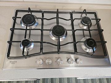 Fornello a gas 5 fuochi hotpoint ariston