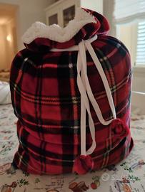 coperta plaid matrimoniale in pile sherpa