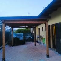 Gazebo legno lamellare 4.00x3.00