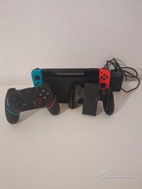 nintendo swtch + dock + controller pro extra