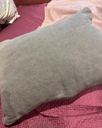 Cuscino grigio lino