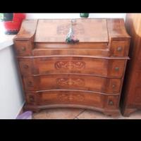 ribaltina intarsiata del 900 3 cassetto