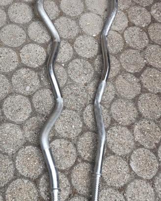  Bilancieri Ez curl 120 cm filettato 28 mm +ghiere