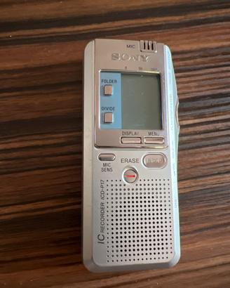 SONY ICD-P630F REGISTRATORE VOCALE DIGITALE