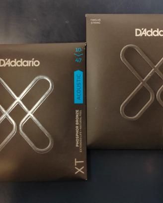 Corde D'Addario XTPAB10-47 per chitarra 12 corde