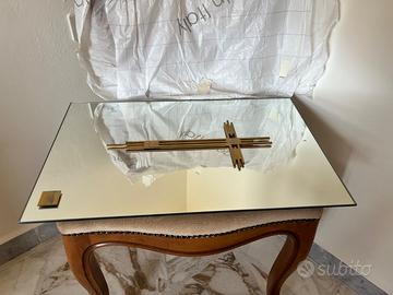 Crocifisso d’arredo anni ‘80 bagno oro24kt su spec