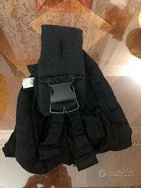 FASCIA PORTA BEBÈ "The Babasling" Nero 3-15kg / 0-