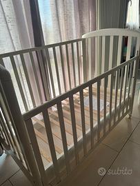 Lettino MIBB bambini legno bianco