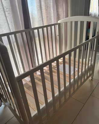 Lettino MIBB bambini legno bianco