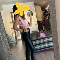 pantaloni in eccopelle 