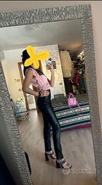 pantaloni in eccopelle 