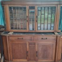 Credenza legno e marmo