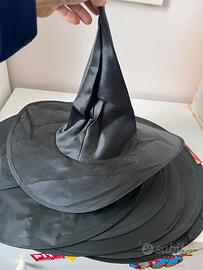 Lotto 16 cappelli da strega neri nuovi halloween