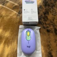 Mouse Logitech Pop Wireless - Daydream Viola/Verde