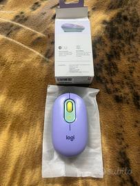 Mouse Logitech Pop Wireless - Daydream Viola/Verde