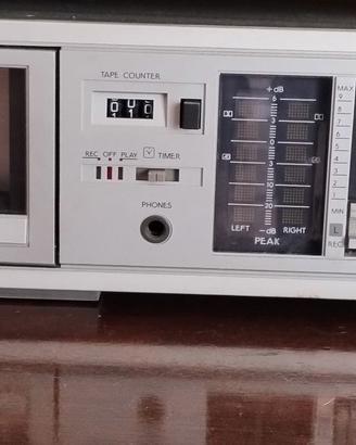 Lettore audiocassette vintage marca TOSHIBA