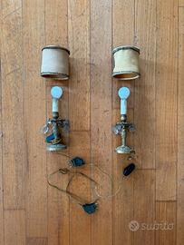 Lampade parete letto comodino.