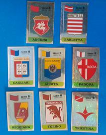 8 figurine scudetti calciatori  1989 1990 serie B