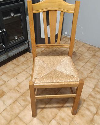 8 sedie in legno 