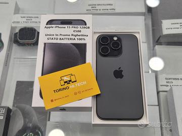 Apple iPhone 15 Pro 128GB - UNICO IN PROMO