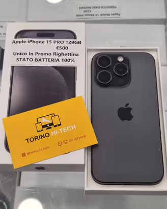Apple iPhone 15 Pro 128GB - UNICO IN PROMO