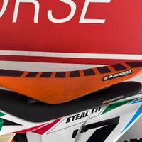 Sella originale ktm  rivestimento zebra blackbird