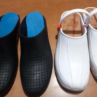 2 paia di ciabatte da lavoro sanitari num 45 