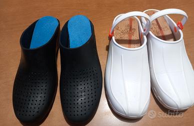 2 paia di ciabatte da lavoro sanitari num 45 