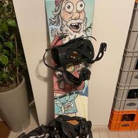 Set snowboard
