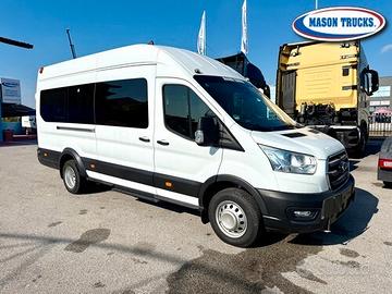 TRANSIT MINIBUS 17 posti, 2021, km 70.000