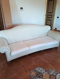 Divano 3 posti ecopelle 