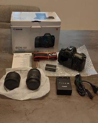 FOTOCAMERA CANON EOS 6D MARK II + 2 OBIETTIVI
