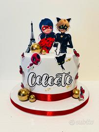 Torta scenografica miraculus