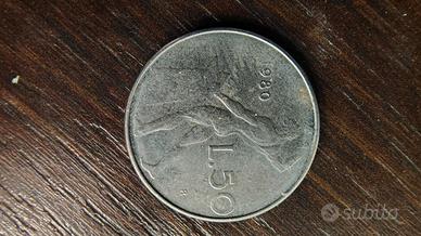 Errore di conio 50 lire 1980