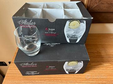 Set 12 bicchieri acqua Bormioli linea Atelier