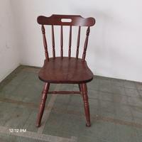 sedie in legno rustiche