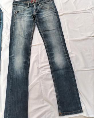 Pantalone jeans donna blu .