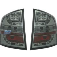 FANALI SKODA OCTAVIA KOMBI 05-13 LED FONDO CROMATO