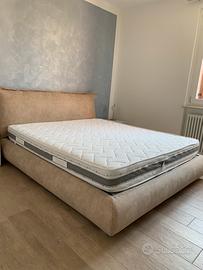 Materasso + topper memory matrimoniale King Size