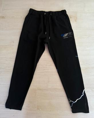 Pantaloni tuta Trapstar neri con dettagli