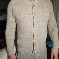 Maglione cardigan Brunello Cucinelli 100% cashmere