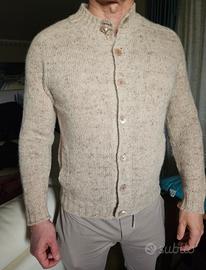 Maglione cardigan Brunello Cucinelli 100% cashmere