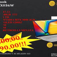 notebook nuovo Asus i7 RTX3050  40 Gb RAM