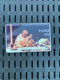 Scheda Telefonica RARISSIMA Padre Pio