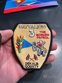 Militare patch vigili del fuoco americani