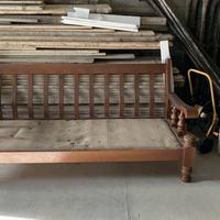 Divano legno massello piu 2 poltrone